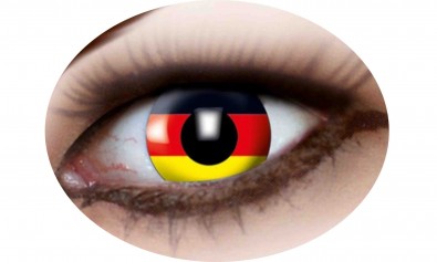 Motivlinsen Deutschland Flagge  2 Stck  Jahreslinsen